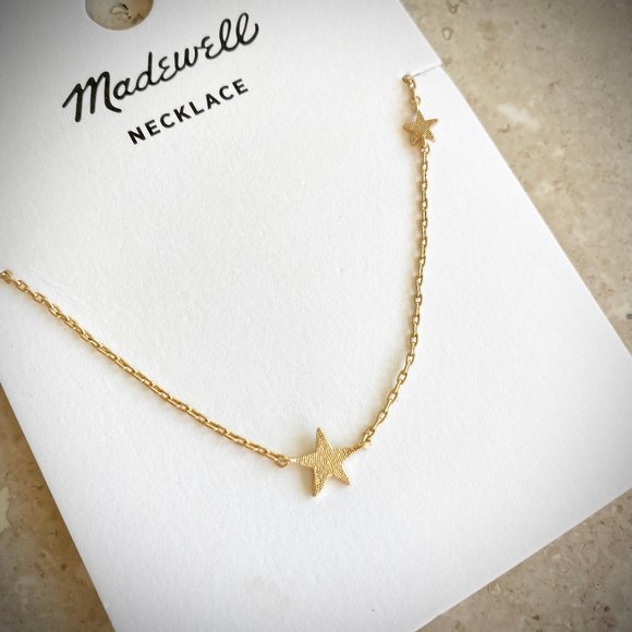 Madewell Jewelry - Madewell NWT Shimmer Star Station Necklace